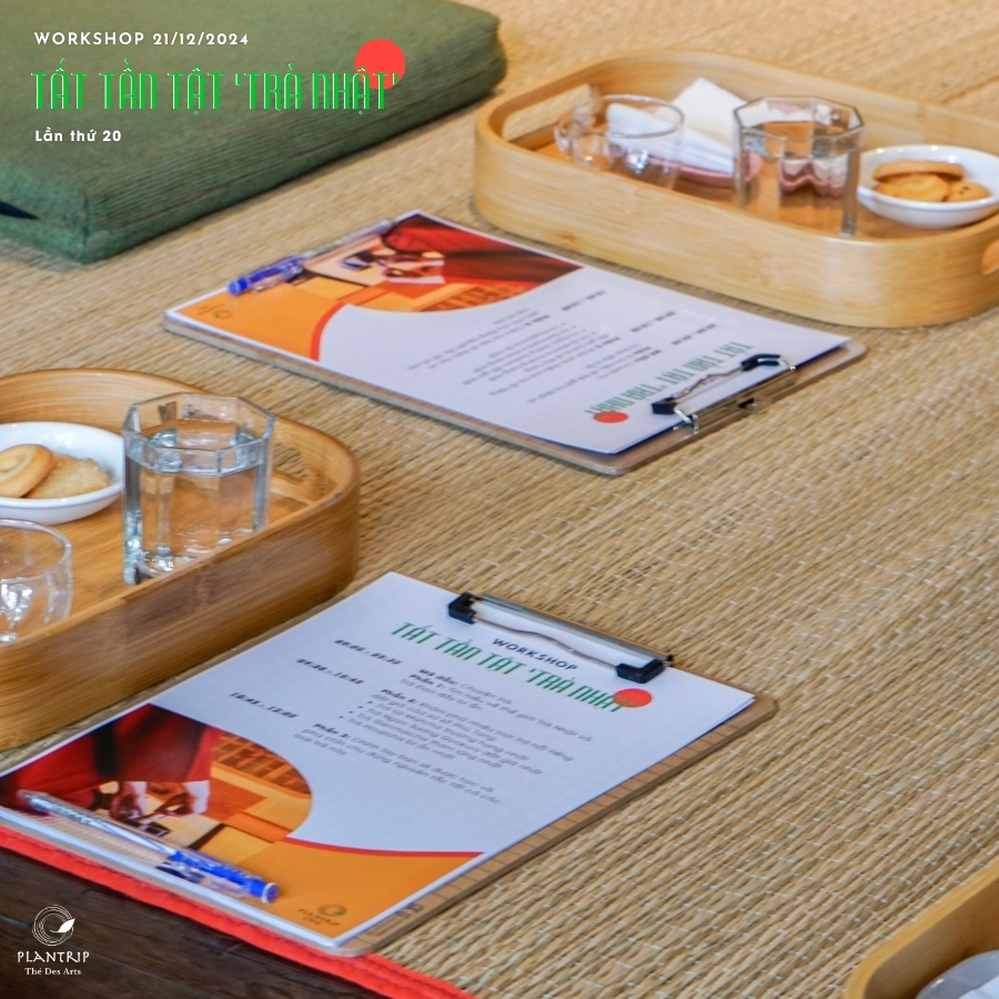 Workshop Tất Tần Tật “Trà Nhật” tại Hồ Chí Minh do Plantrip tổ chức.