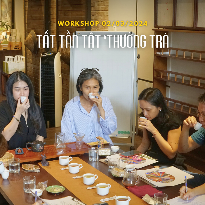 Workshop Tất Tần Tật “Thưởng Trà” diễn ra tại trà quán Plantrip Thé Des Arts.
