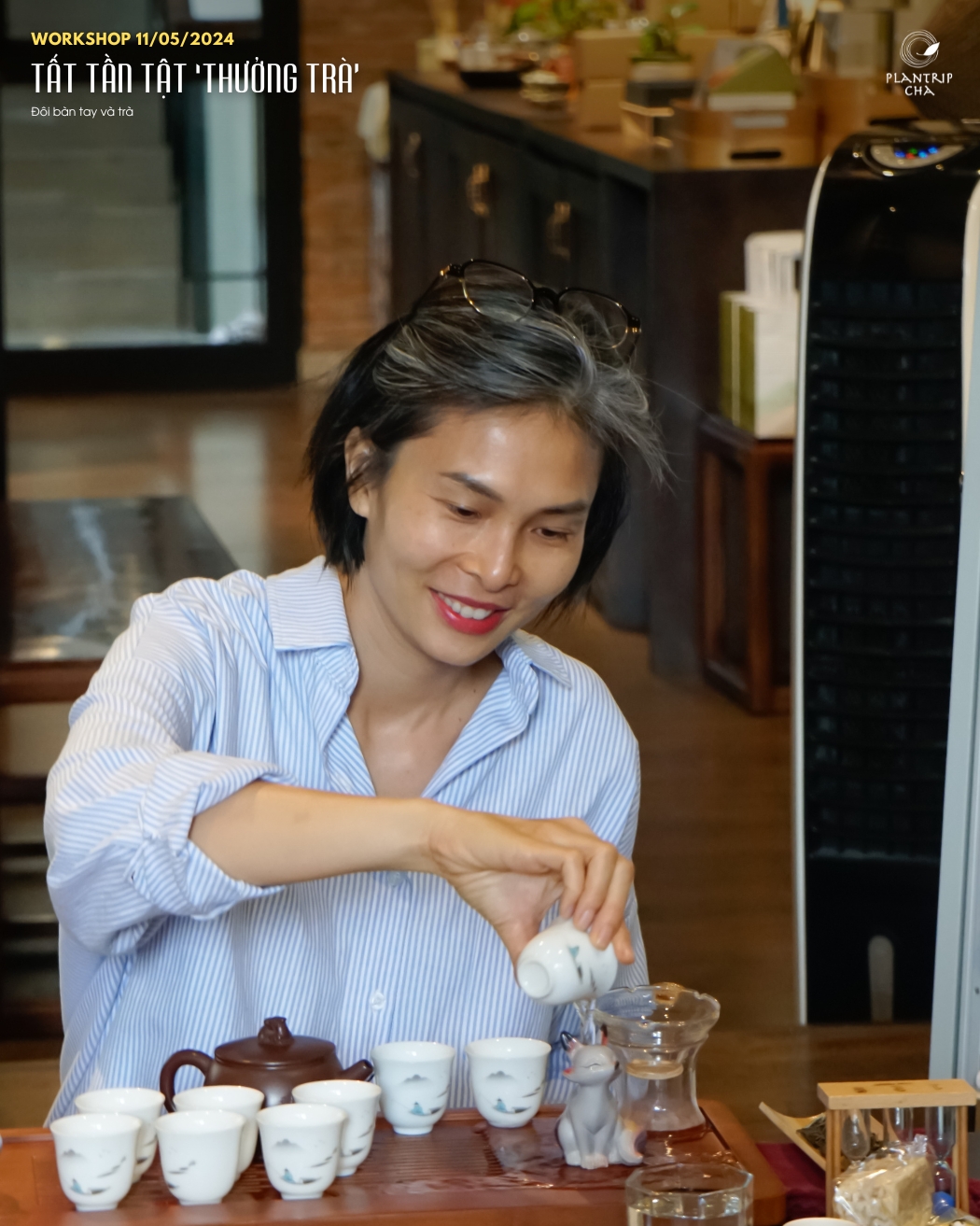 Tea Specialist Kim Thanh sẽ trực tiếp chia sẻ về trà trong buổi workshop.