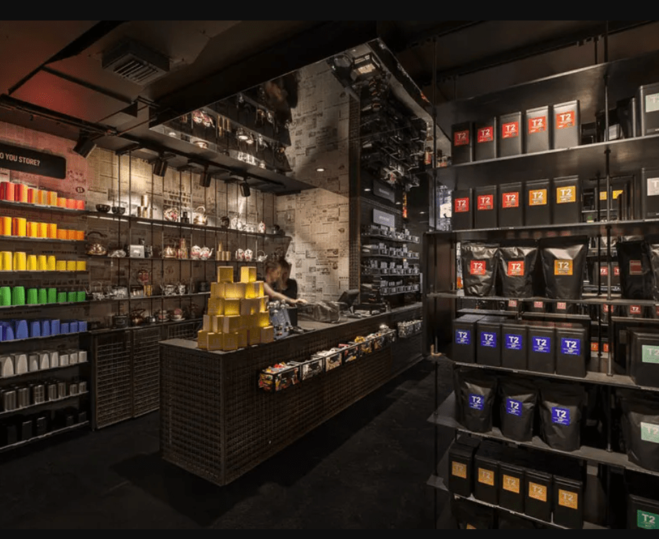 Không gian nội thất ấn tượng của phòng trà T2 Brew Bar (Ảnh: sưu tầm)