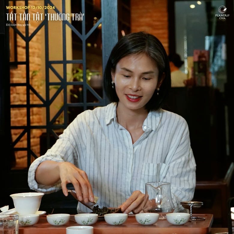 Tea Specialist Kim Thanh sẽ trực tiếp chia sẻ về trà trong buổi workshop.