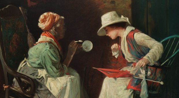 Bói lá trà được hình thành từ sự phát triển và phổ biến của văn hóa uống trà tại các quốc gia vùng Trung u (Ảnh: sưu tầm)