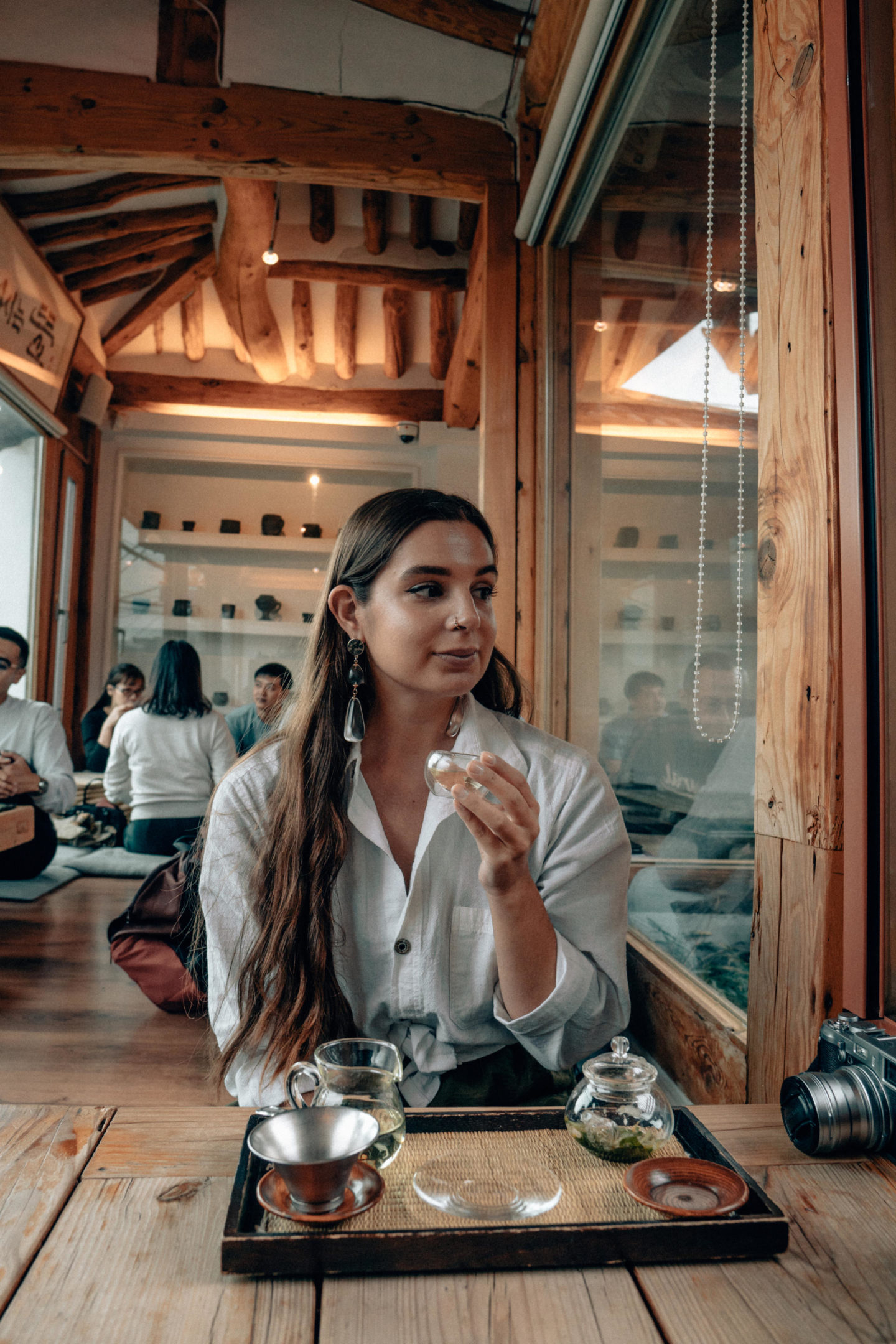 Quán Mashineun Tteul và những góc thưởng trà cực chill (Ảnh: sưu tầm)