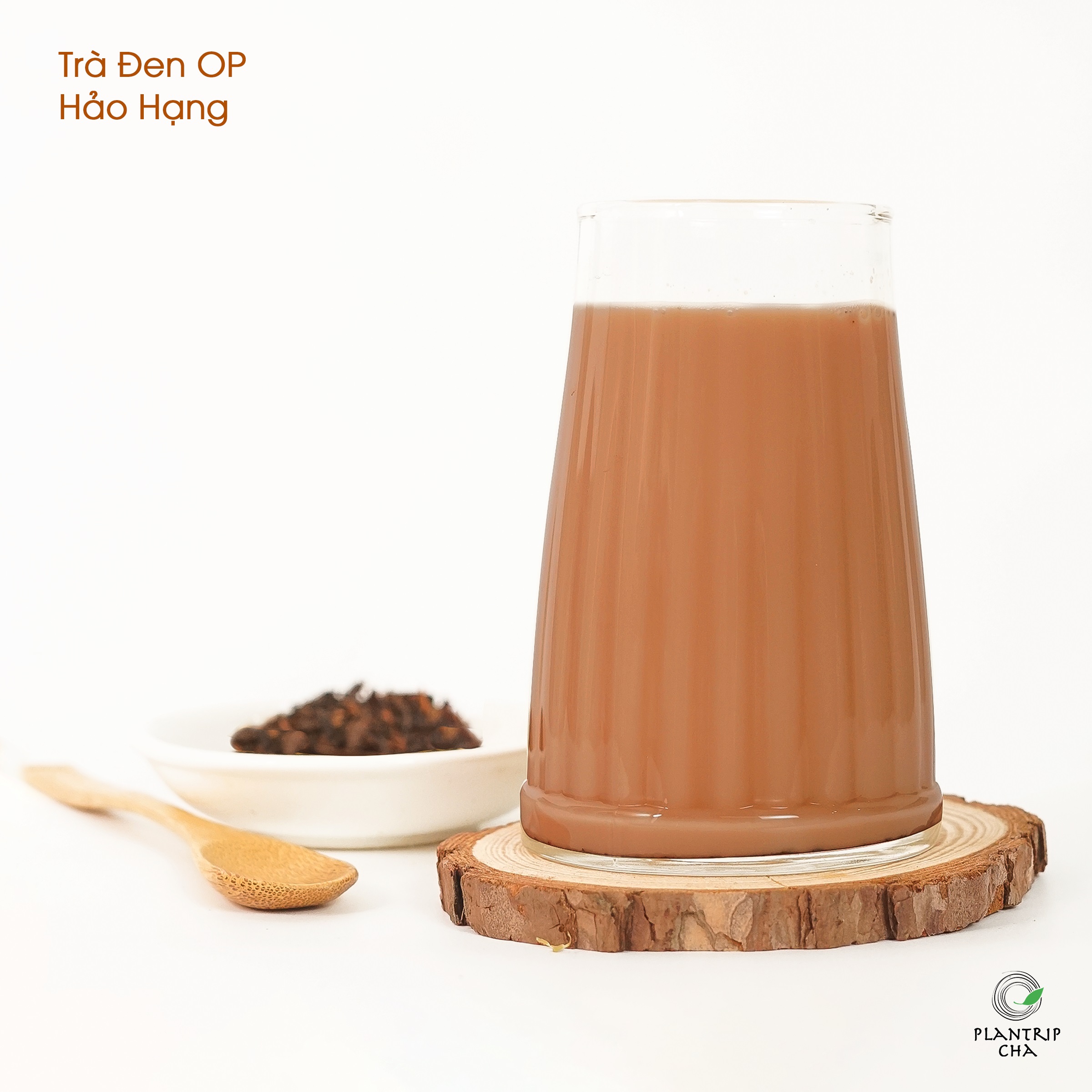 Trà Sữa Truyền Thống pha từ Trà Đen OP Hảo Hạng.