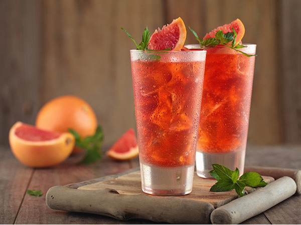 trà bưởi mật ong - trà hoa quả