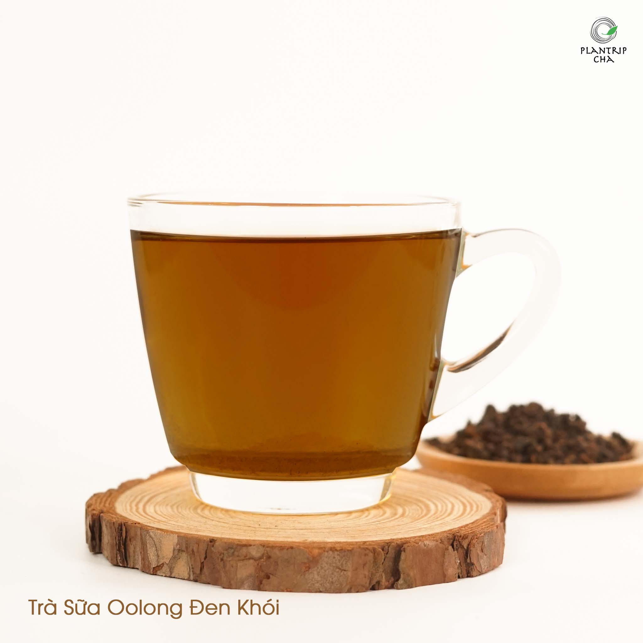 Cốt Trà Oolong Đen Khói pha trà sữa, trà trái cây.