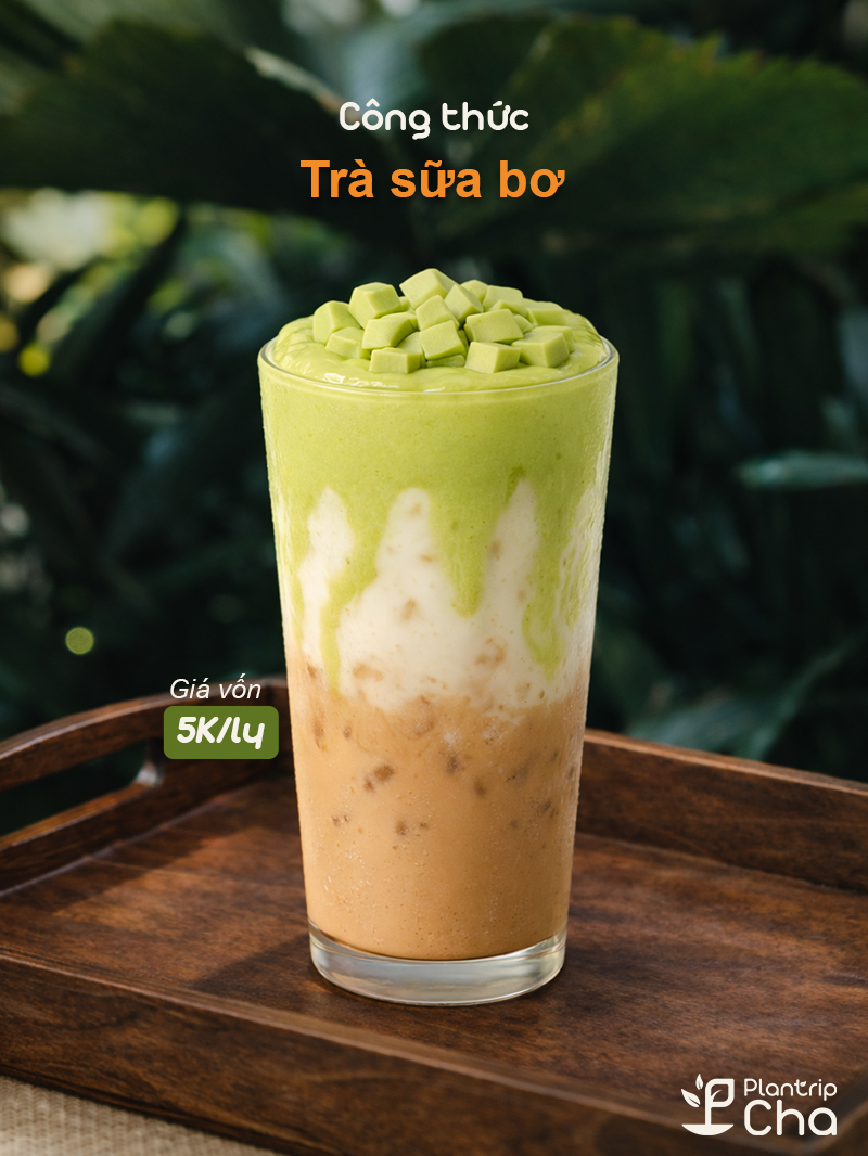 Trà sữa bơ.