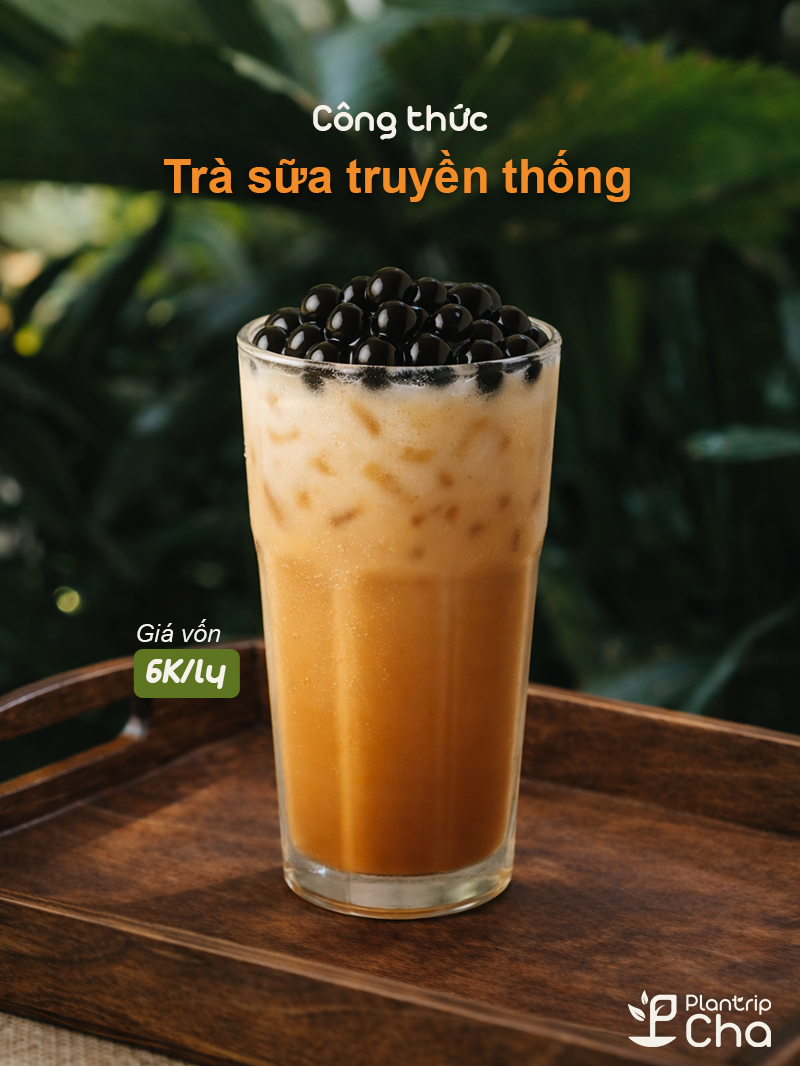 Trà sữa oolong rang.