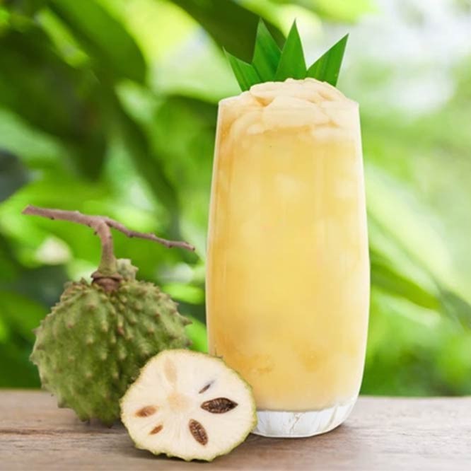 Trà mãng cầu pha từ Trà Xanh Lài AT - sưu tầm.