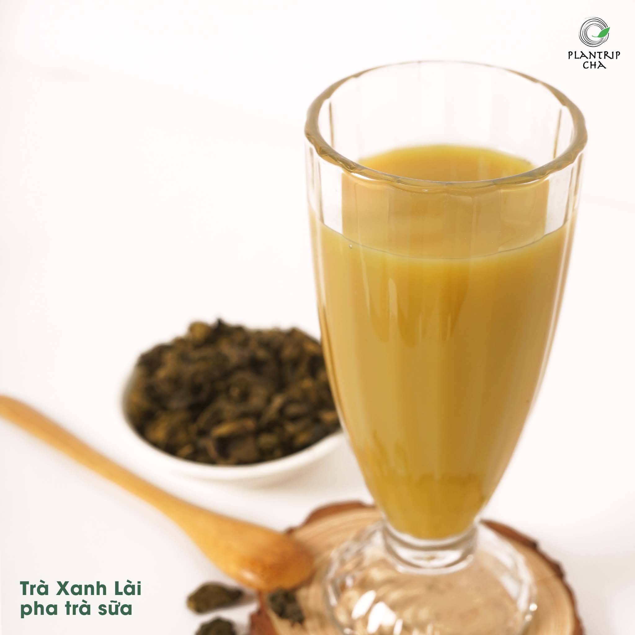 Trà sữa pha từ Trà Xanh Lài thơm ngon muốn uống hoài.