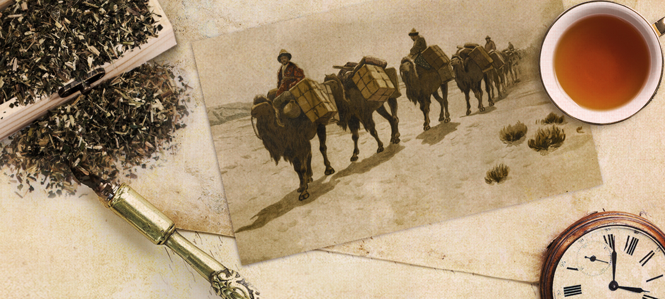 Russian Caravan là loại trà truyền thống của Nga gắn với lịch sử giao thương bằng lạc đà (Ảnh: sưu tầm)