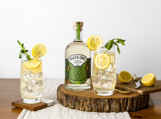 Vodka trà xanh trở nên đặc sắc khi kết hợp cùng nước chanh tươi (Ảnh: sưu tầm)