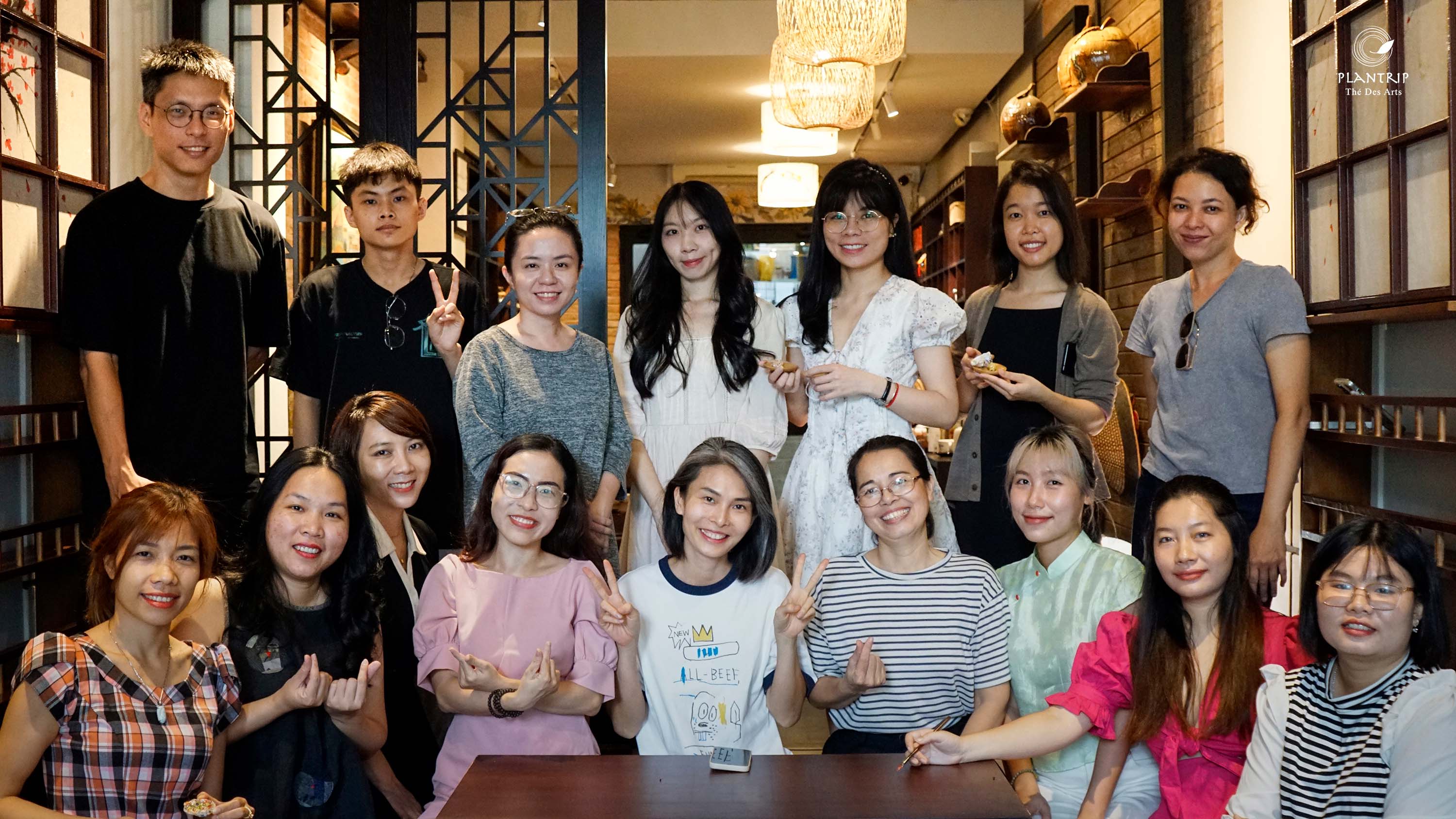 Buổi workshop diễn tra tại Trà Quán Plantrip Thé Des Arts.