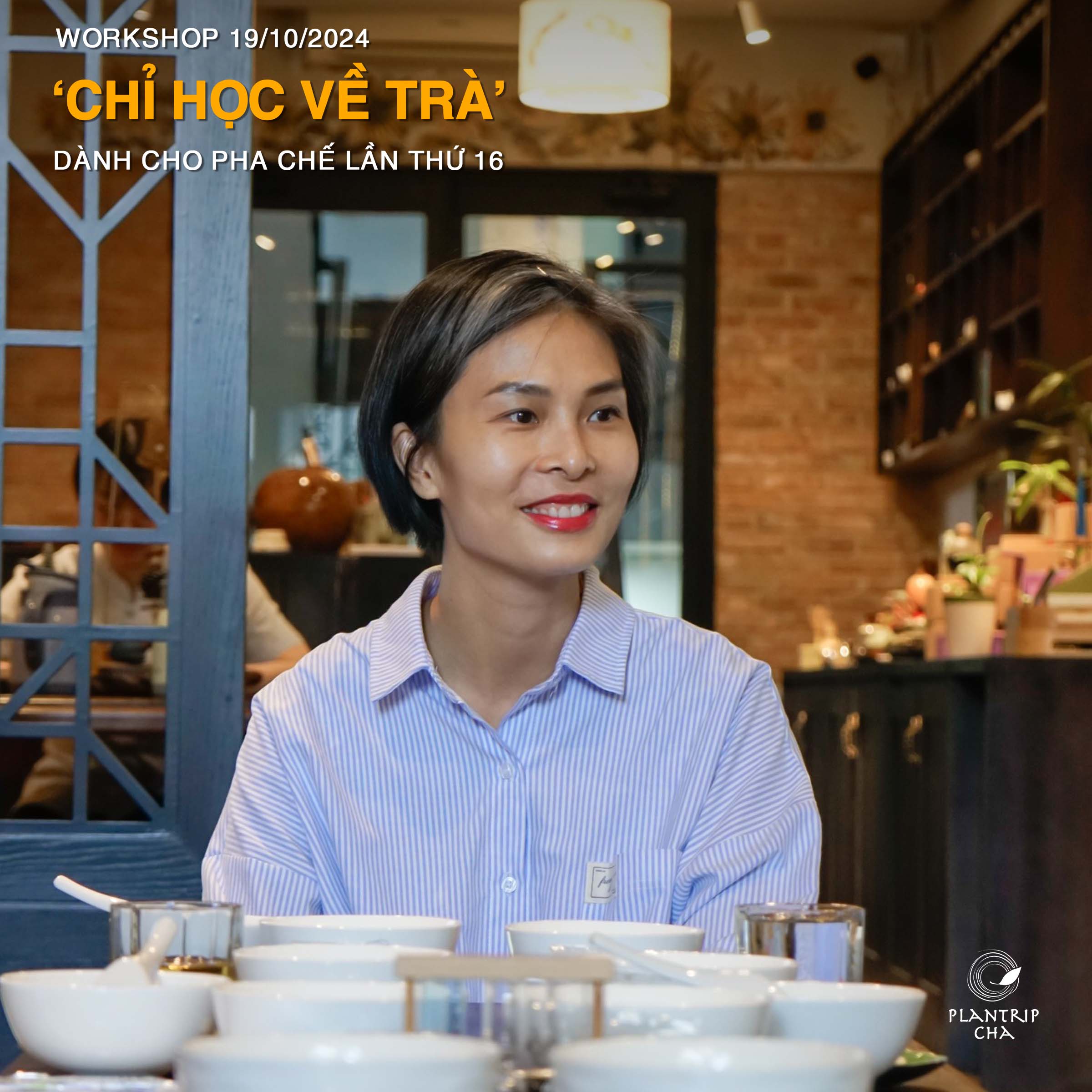 Tea Specialist Kim Thanh sẽ trực tiếp chia sẻ về trà trong buổi workshop.