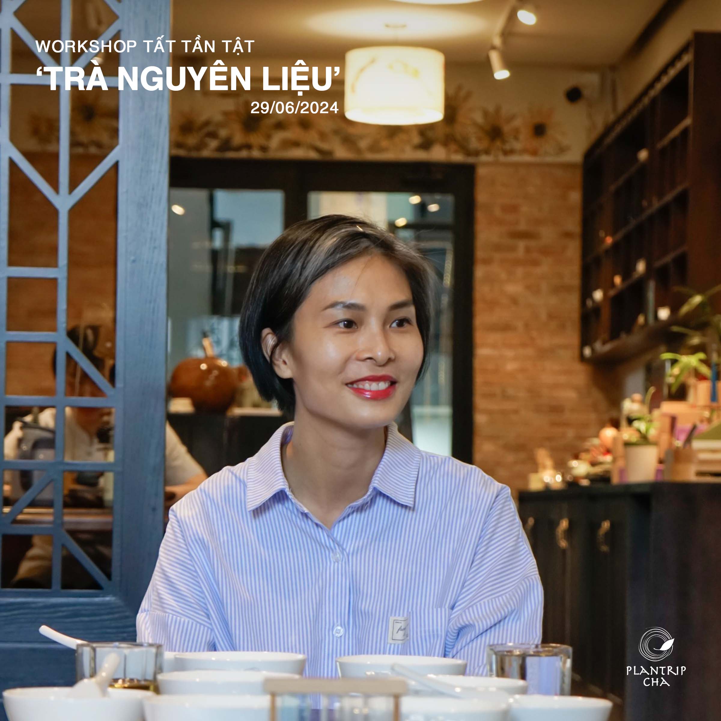 Tea Specialist Kim Thanh sẽ trực tiếp chia sẻ về trà trong buổi workshop.