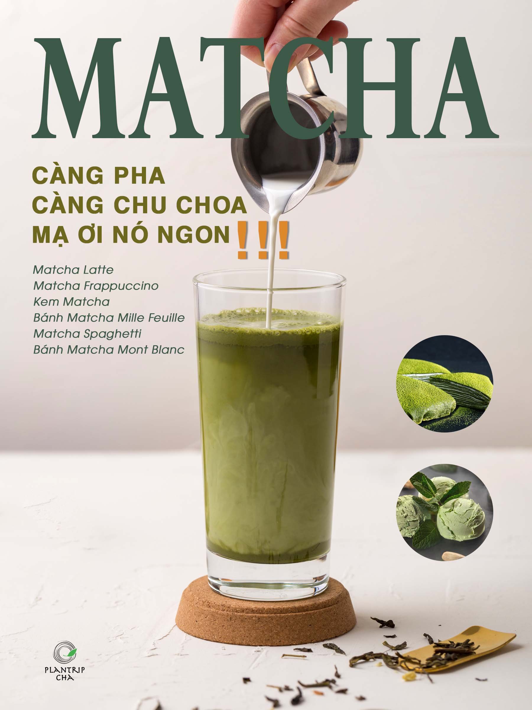 Trà Xanh Matcha - Càng pha càng chu choa mẹ ơi nó ngon!!!