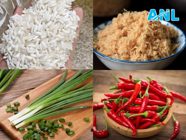 Nguyên liệu làm cơm cháy