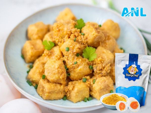 Đậu hũ sốt trứng muối