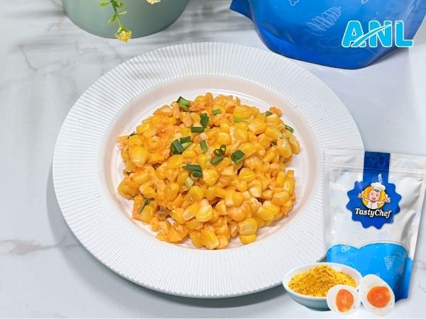 Bắp xào sốt trứng muối