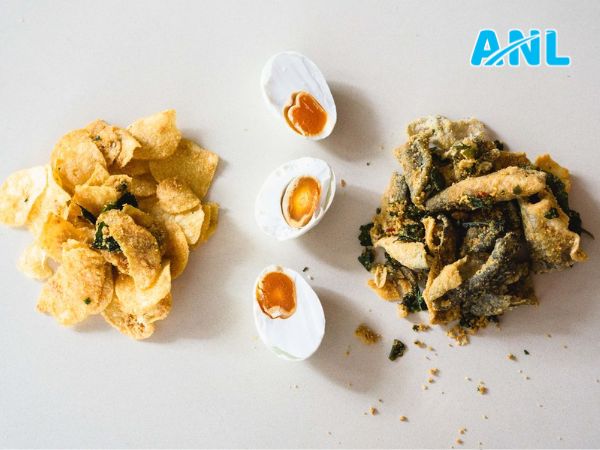 Bột trứng muối