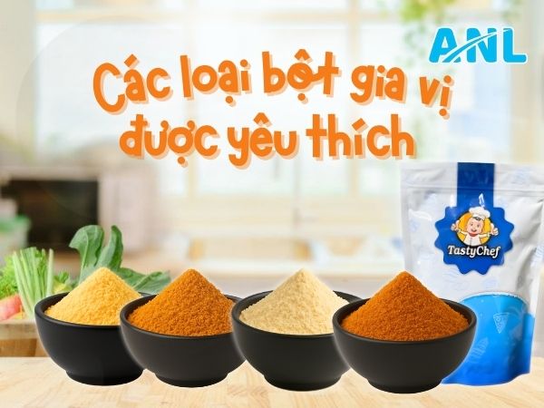 Các loại bột gia vị được yêu thích