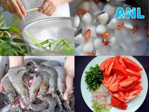 Sơ chế nguyên liệu nấu lẩu