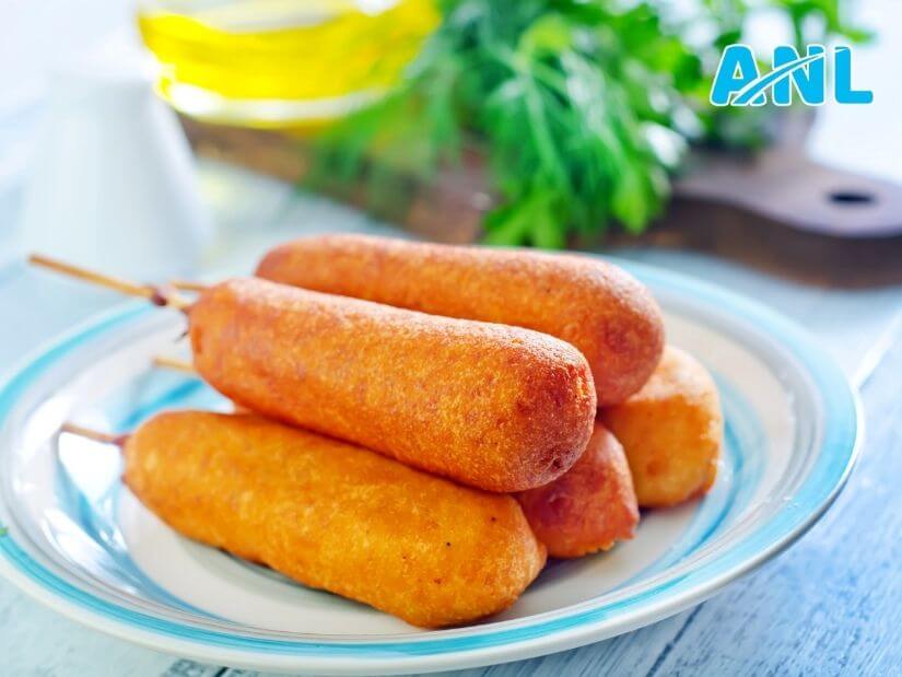 Hotdog xúc xích phô mai Hàn Quốc