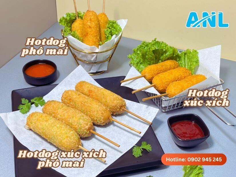 Các loại hotdog tại Alo Nguyên Liệu