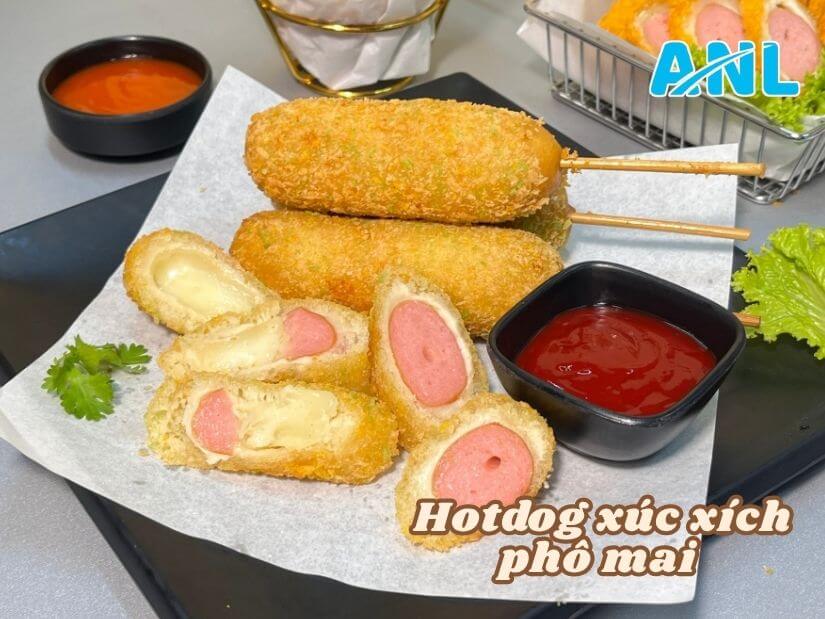 Hotdog xúc xích phô mai