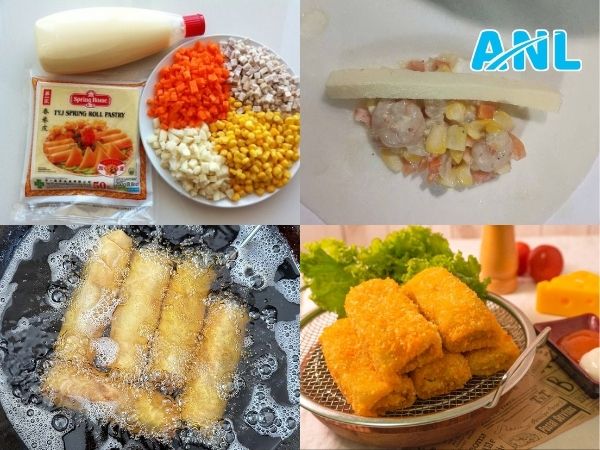 Cách làm chả giò hải sản