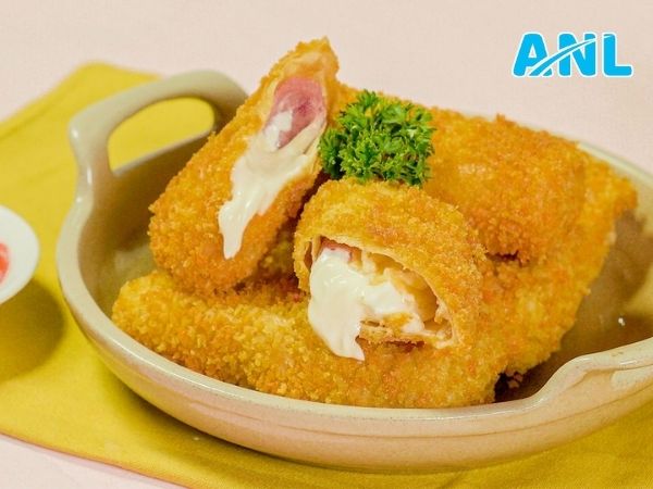 Chả giò hải sản sốt mayonnaise