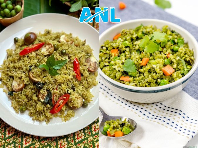 Cơm chiên cà ri xanh vị Thái