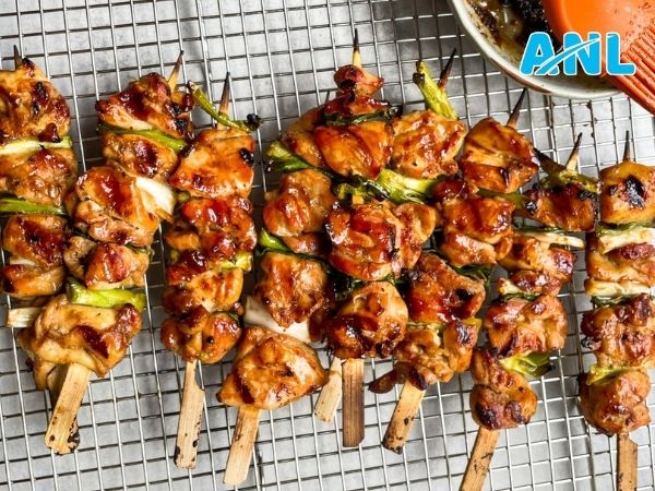 Chuẩn bị nướng thịt