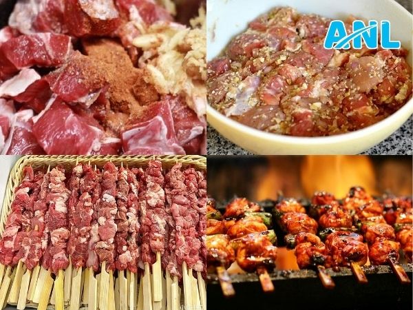 Cách làm thịt xiên nướng thơm ngon