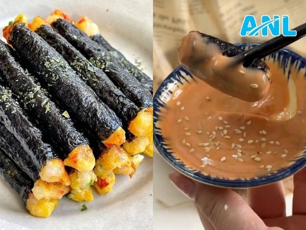 Ức gà cuộn rong biển ăn với gì ngon?