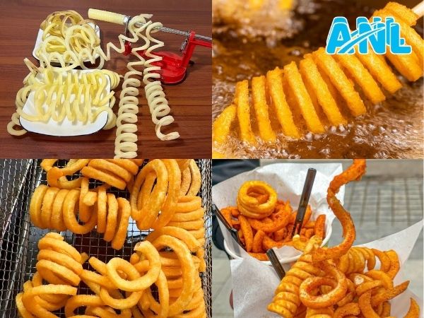 Cách làm khoai tây xoắn chiên giòn