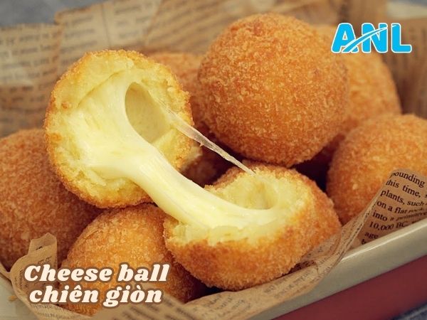 Cách làm cheese ball chiên giòn