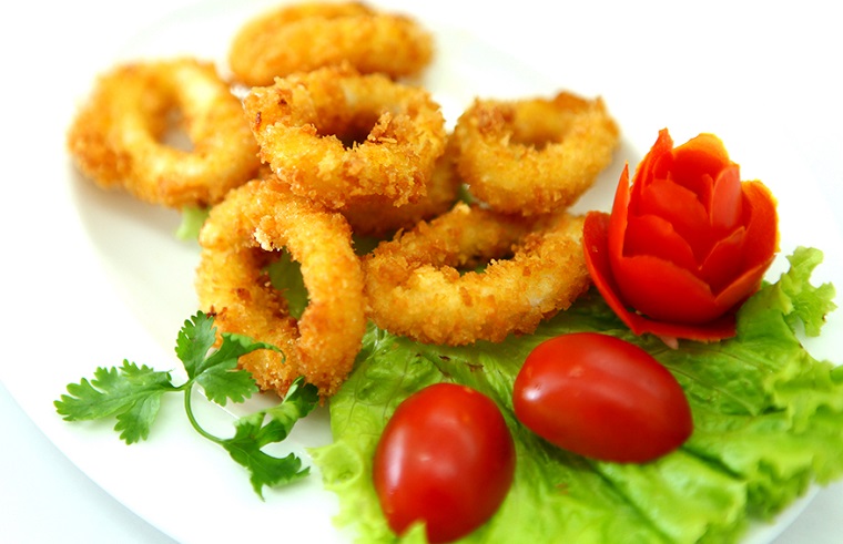 hải sản chiên giòn