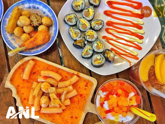 Một số món ăn tại quán ăn vặt