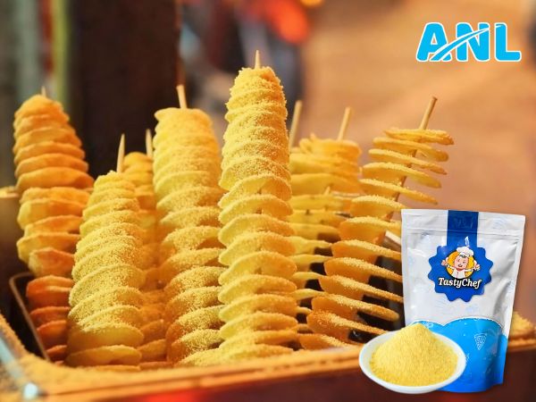 Khoai tây lốc xoáy lắc bơ sữa