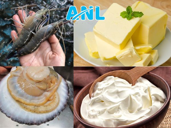 Nguyên liệu làm Mì Ý tôm sốt kem cho 3 người