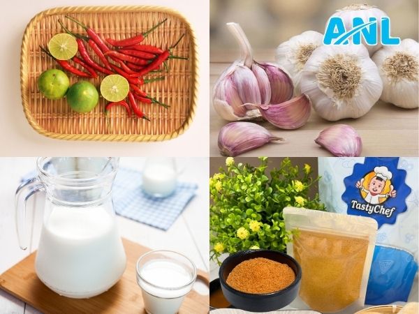 Nguyên liệu làm sốt tomyum