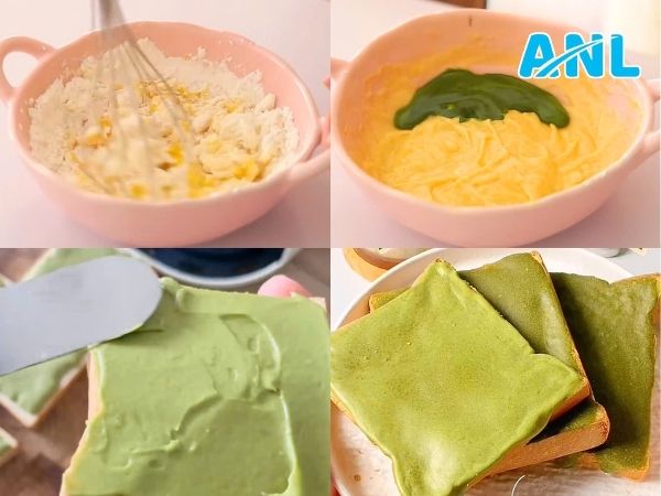 Cách làm paparoti lười vị matcha lài đơn giản tại nhà