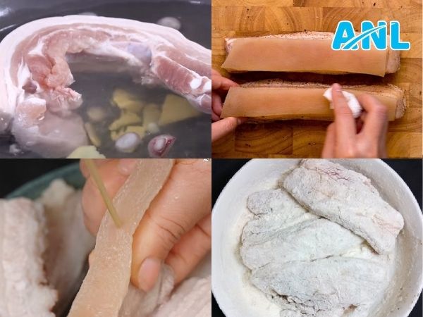 Sơ chế thịt ba rọi