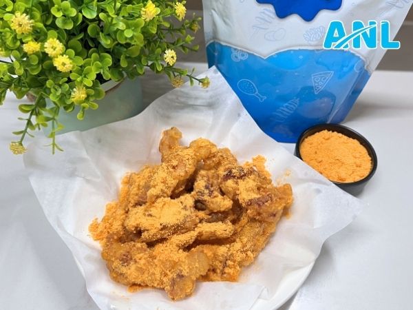 Thịt heo chiên giòn lắc trứng muối