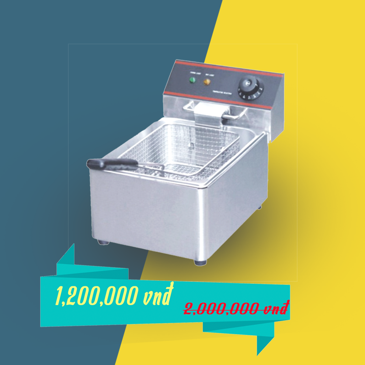 bếp chiên nhúng đơn