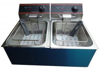 bếp chiên nhúng đôi