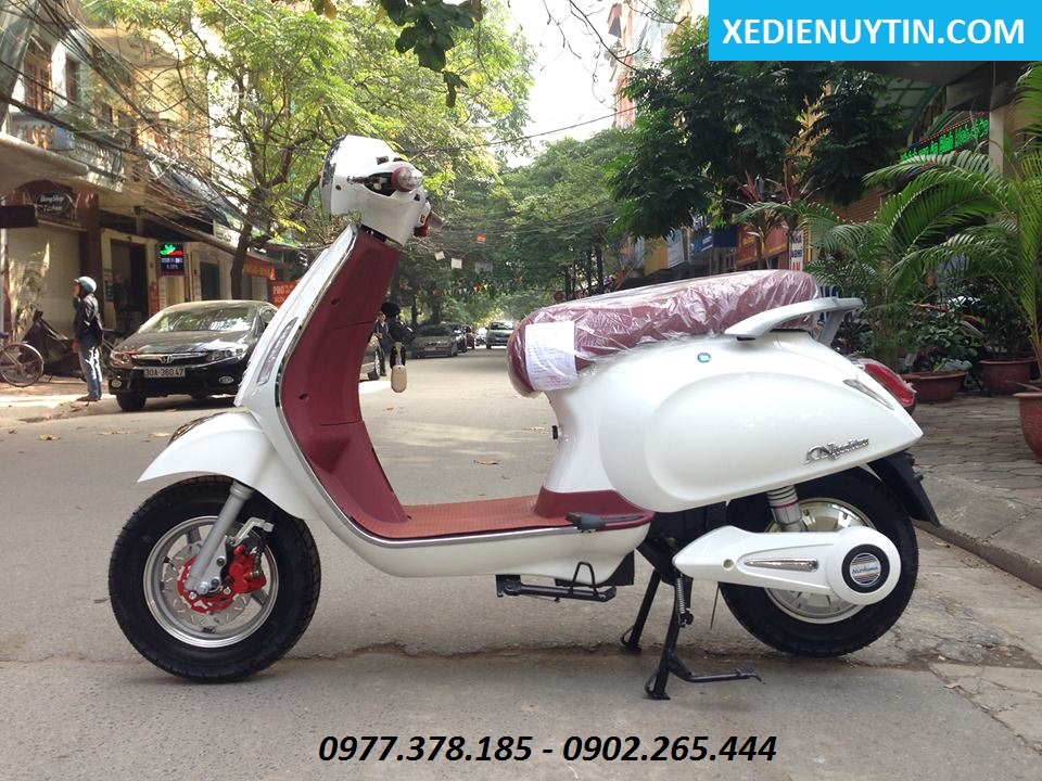 Xe điện kiểu dáng Vespa chính hãng đời mới 2016