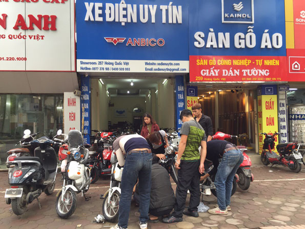 Đia chỉ sửa chữa xe đạp điện uy tín ở quận Cầu Giấy