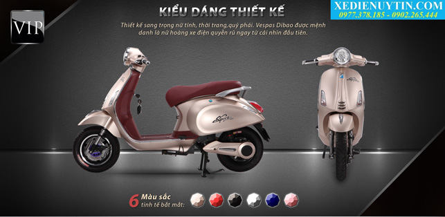 Xe máy điện Vespa Dibao giá rẻ